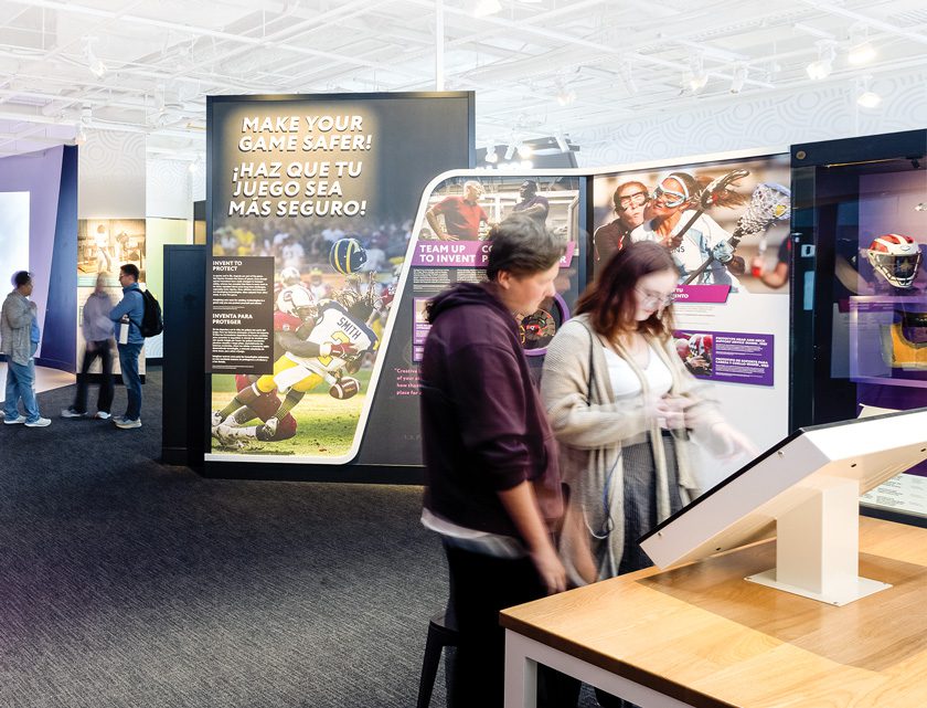 The Lemelson Center’s Change Your Game/Cambia tu juego sports exhibit at the Smithsonian
